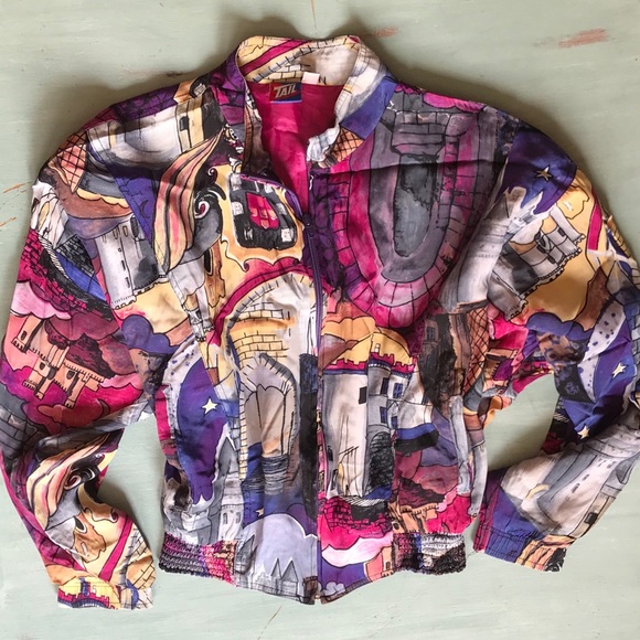 Vintage Ultimate 90s Medieval Scene Windbreaker - Picture 3 of 14